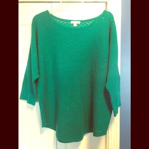 Stunning emerald green lightweight sweater